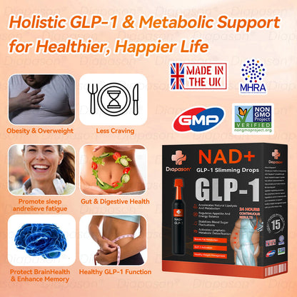 𝐷𝑖𝑎𝑝𝑎𝑠𝑜𝑛®🙇🏿‍♀️ 𝑁𝐴𝐷+ 𝐺𝐿𝑃-1 𝑆𝑙𝑖𝑚𝑚𝑖𝑛𝑔 𝐷𝑟𝑜𝑝𝑠 - 𝑆𝑢𝑖𝑡𝑎𝑏𝑙𝑒 𝑓𝑜𝑟 𝑜𝑏𝑒𝑠𝑖𝑡𝑦, 𝑑𝑖𝑎𝑏𝑒𝑡𝑒𝑠, 𝑐𝑎𝑟𝑑𝑖𝑜𝑣𝑎𝑠𝑐𝑢𝑙𝑎𝑟 𝑑𝑖𝑠𝑒𝑎𝑠𝑒𝑠