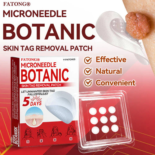 𝐅𝐀𝐓𝐎𝐍𝐆® 𝐌𝐢𝐜𝐫𝐨𝐍𝐞𝐞𝐝𝐥𝐞 𝐁𝐨𝐭𝐚𝐧𝐢𝐜 𝐒𝐤𝐢𝐧 𝐓𝐚𝐠 𝐑𝐞𝐦𝐨𝐯𝐚𝐥 𝐏𝐚𝐭𝐜𝐡 - Made in the U.K 🍁💖