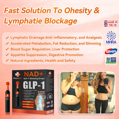 𝐷𝑖𝑎𝑝𝑎𝑠𝑜𝑛®🙇🏿‍♀️ 𝑁𝐴𝐷+ 𝐺𝐿𝑃-1 𝑆𝑙𝑖𝑚𝑚𝑖𝑛𝑔 𝐷𝑟𝑜𝑝𝑠 - 𝑆𝑢𝑖𝑡𝑎𝑏𝑙𝑒 𝑓𝑜𝑟 𝑜𝑏𝑒𝑠𝑖𝑡𝑦, 𝑑𝑖𝑎𝑏𝑒𝑡𝑒𝑠, 𝑐𝑎𝑟𝑑𝑖𝑜𝑣𝑎𝑠𝑐𝑢𝑙𝑎𝑟 𝑑𝑖𝑠𝑒𝑎𝑠𝑒𝑠