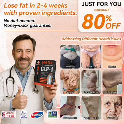 𝐷𝑖𝑎𝑝𝑎𝑠𝑜𝑛®🙇🏿‍♀️ 𝑁𝐴𝐷+ 𝐺𝐿𝑃-1 𝑆𝑙𝑖𝑚𝑚𝑖𝑛𝑔 𝐷𝑟𝑜𝑝𝑠 - 𝑆𝑢𝑖𝑡𝑎𝑏𝑙𝑒 𝑓𝑜𝑟 𝑜𝑏𝑒𝑠𝑖𝑡𝑦, 𝑑𝑖𝑎𝑏𝑒𝑡𝑒𝑠, 𝑐𝑎𝑟𝑑𝑖𝑜𝑣𝑎𝑠𝑐𝑢𝑙𝑎𝑟 𝑑𝑖𝑠𝑒𝑎𝑠𝑒𝑠